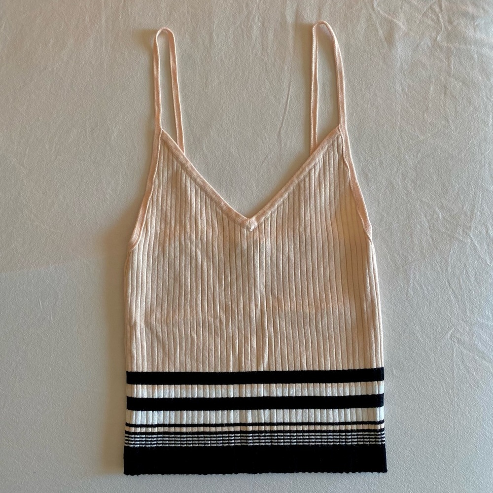 Kendall & Kylie striped knit top